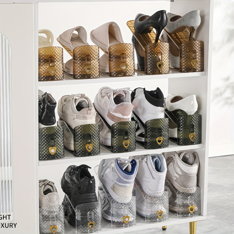 Shoe Storage Rack - Shoe Organizer for Closet, Bathroom, Entryway