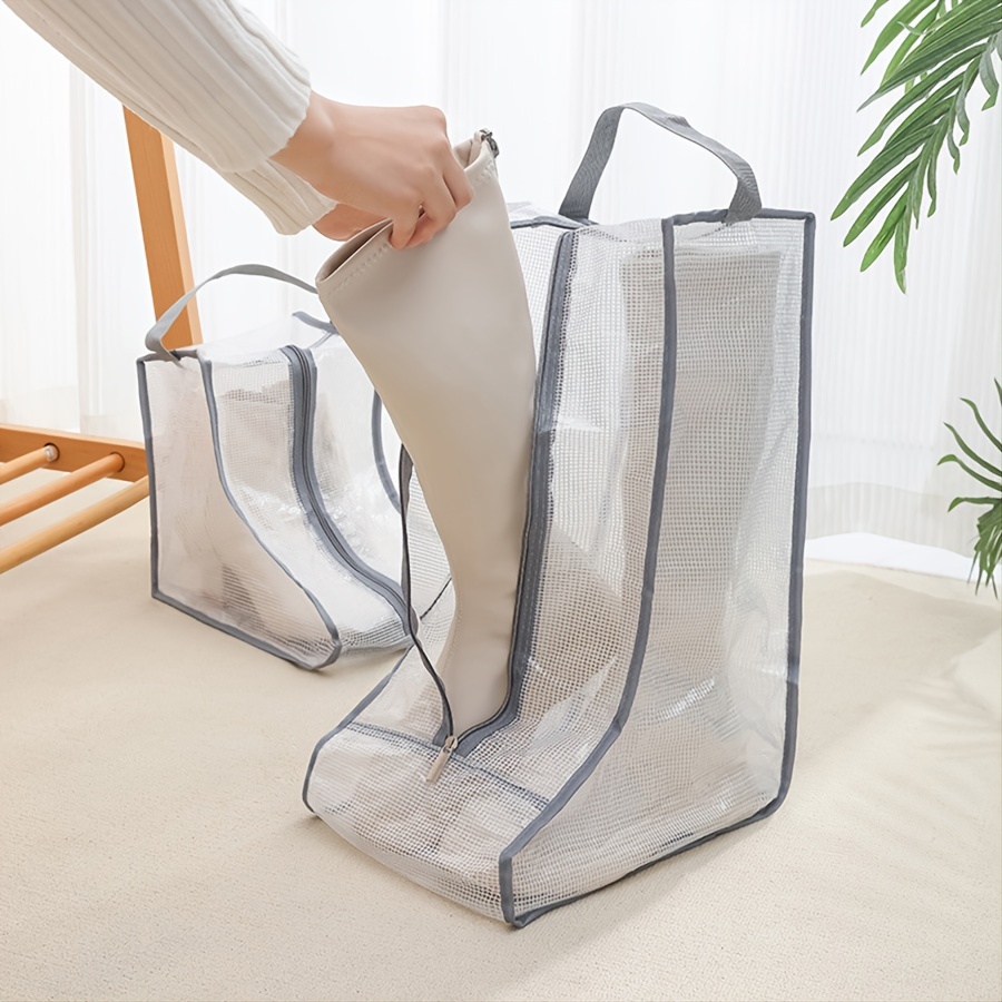 Clear Boot Storage Bag Portable Dust Cover For Short - Temu