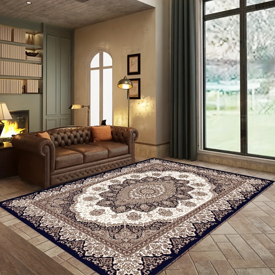 Colorful Floral Area Rugs Non slip Resistant Rug Machine - Temu