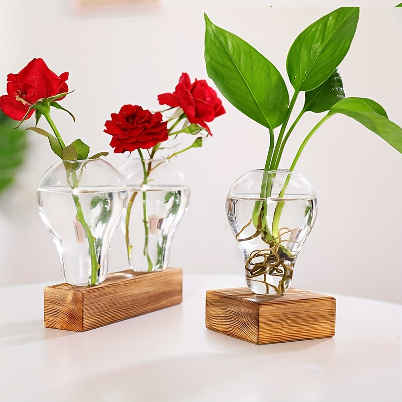 2pcs/4pcs Vaso Fiori Pigro In Plastica Trasparente Colorata - Temu