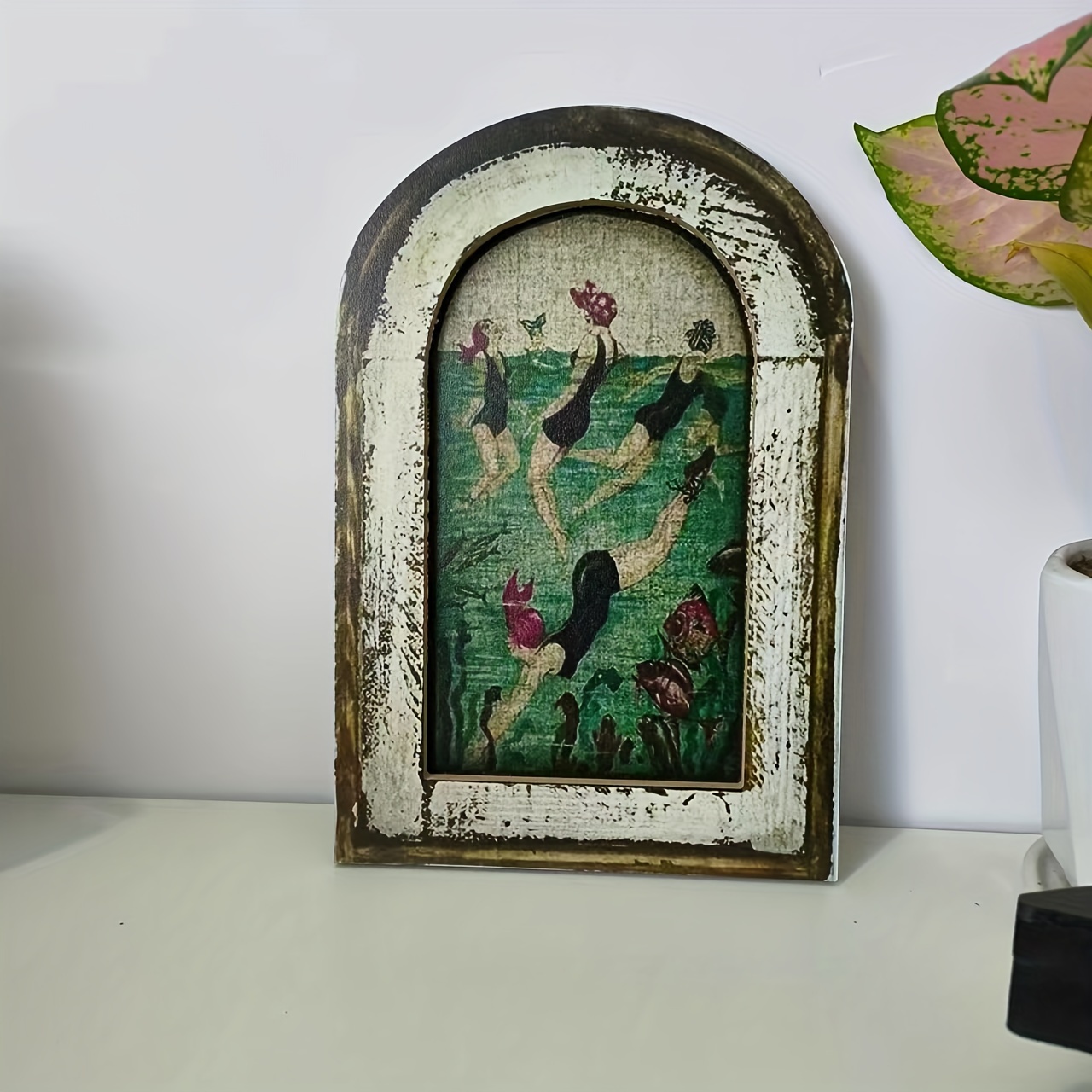 Vintage Resin Frame For 5x7 6x8 8x10 Canvas Paintings - Temu
