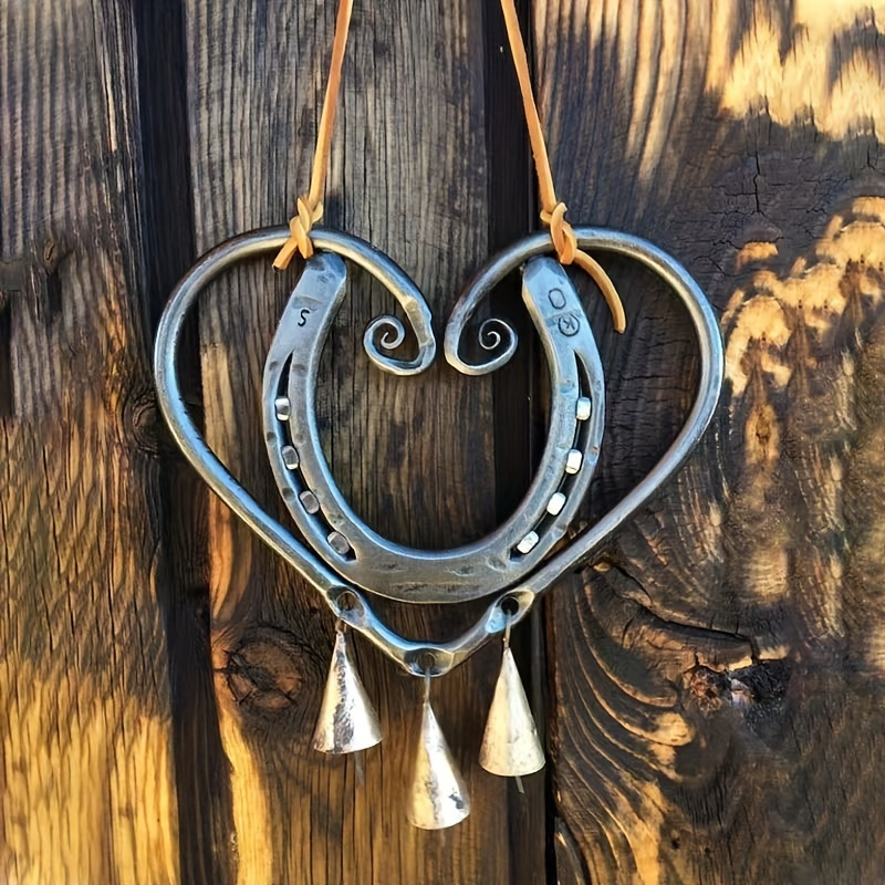 1pc Cast Iron Horseshoe Wall Decor, Lucky Horseshoes Decoration For Party,  Horse Shoes Favor For Wall Hung