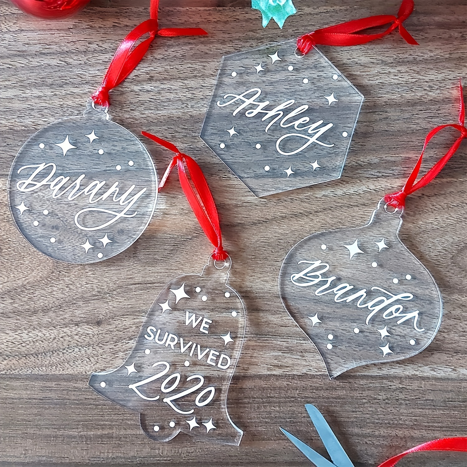 Custom Christmas Stocking Tags Name Tags Gift Tags Custom - Temu