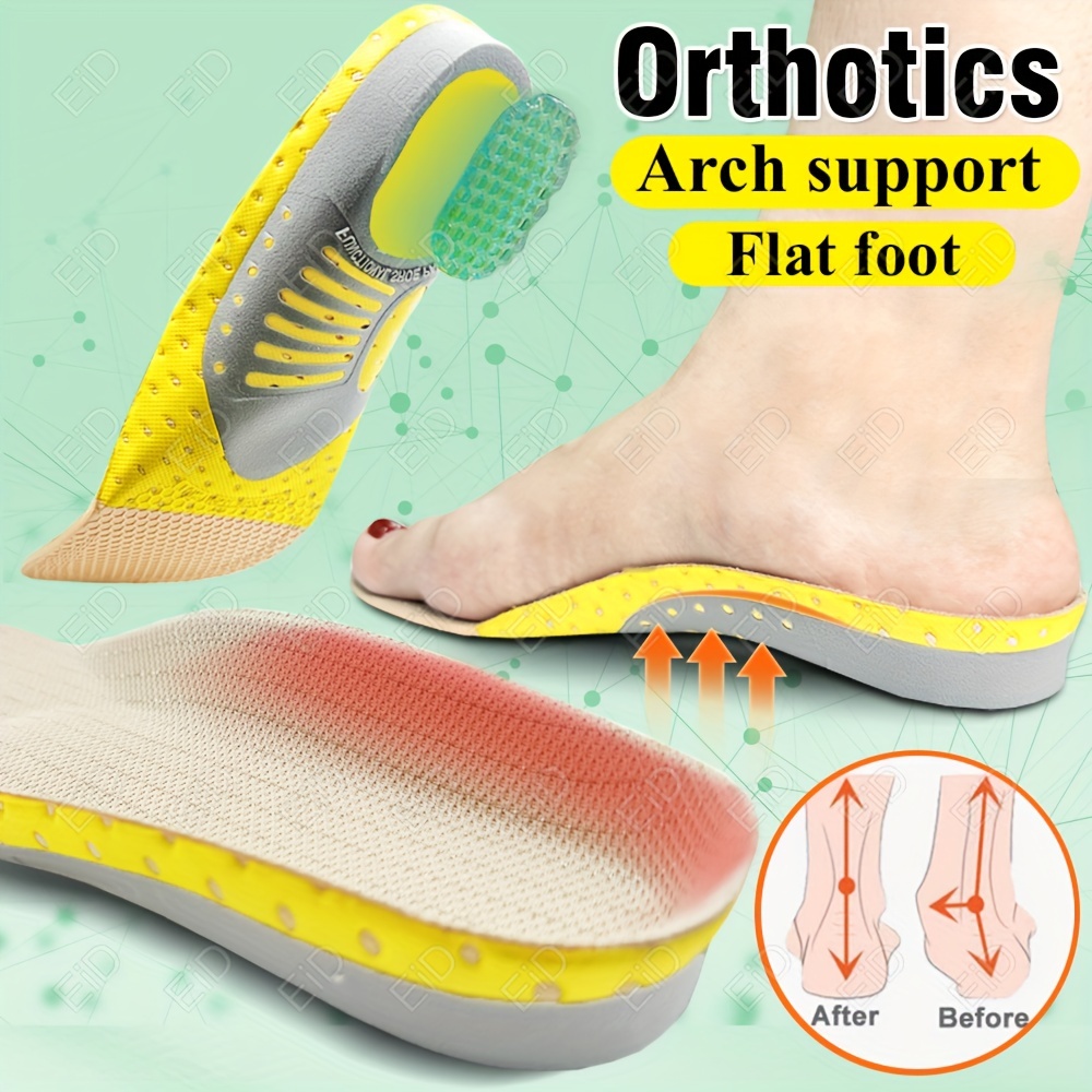 Triangular Arch Support Insole Flat Foot Flatfoot Corrector - Temu