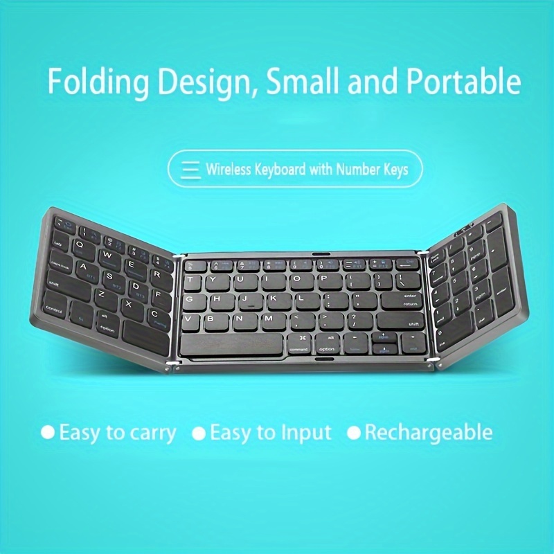 Clavier Pliable Bt Pavé Numérique Clavier Sans Fil Portable - Temu Belgium