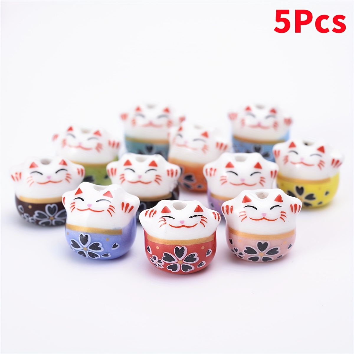 60Pcs 6 Colors Acrylic Cat Head Beads Animal Pet Cat Beads Cute Bead in  Bead Kitten Shape Beads for Jewelry Crafts Making - AliExpress