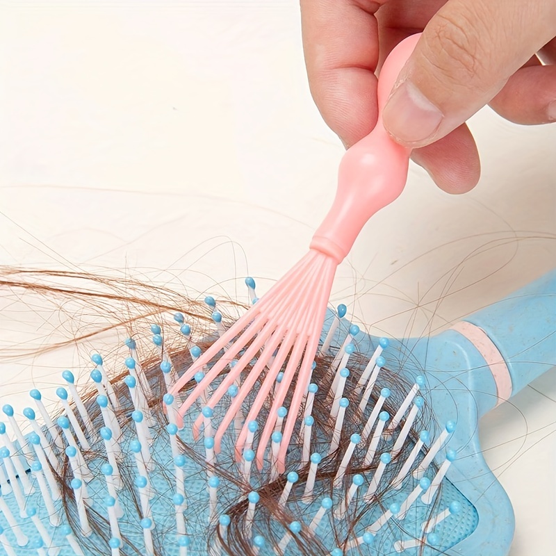 Cleaning Brush For Hair Combs - Plastic Handle For Easy Removal Of Dirt And  Dust - Embedded Beauty Tool For Cleaning And Maintenance - Temu