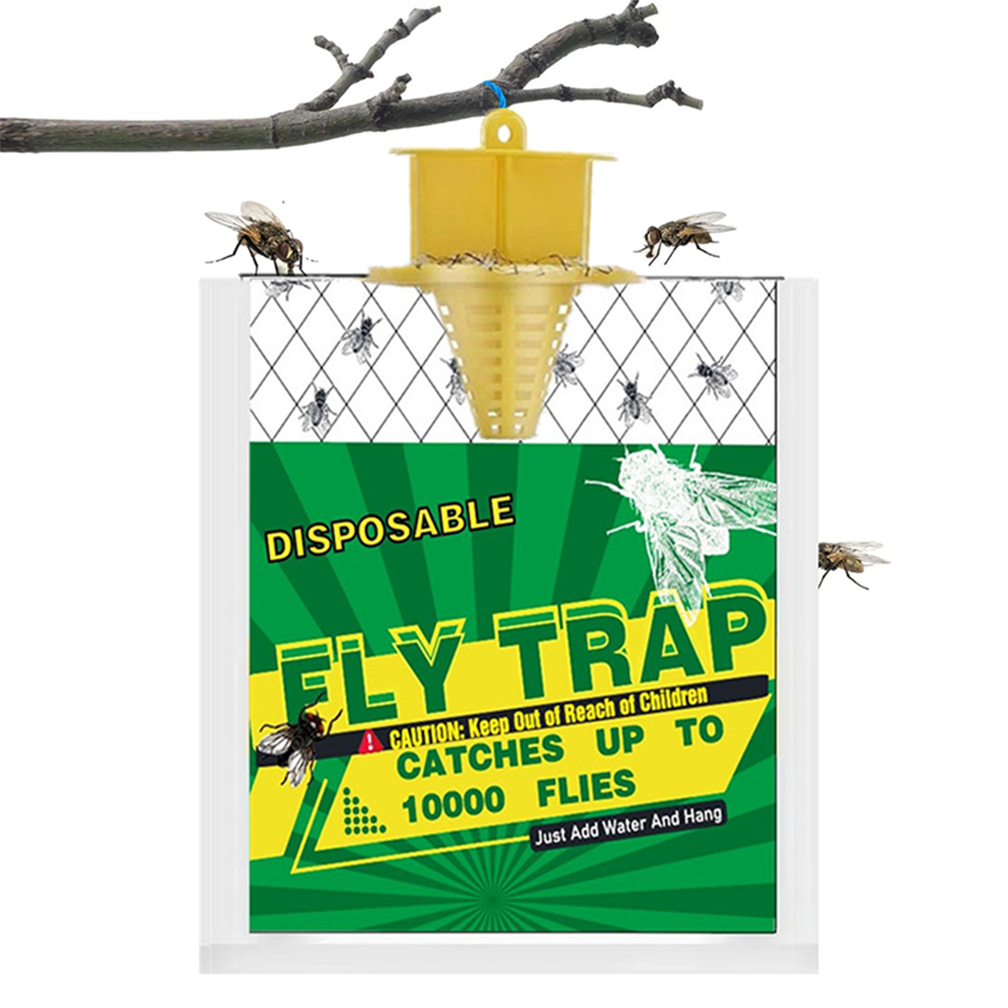 Fly Traps Outdoor Feet Fly Strips For Indoor Outdoor Hang Fly Paper Tape  Ribbon Catcher For Fruit Flies Sticky Fly Traps For - AliExpress