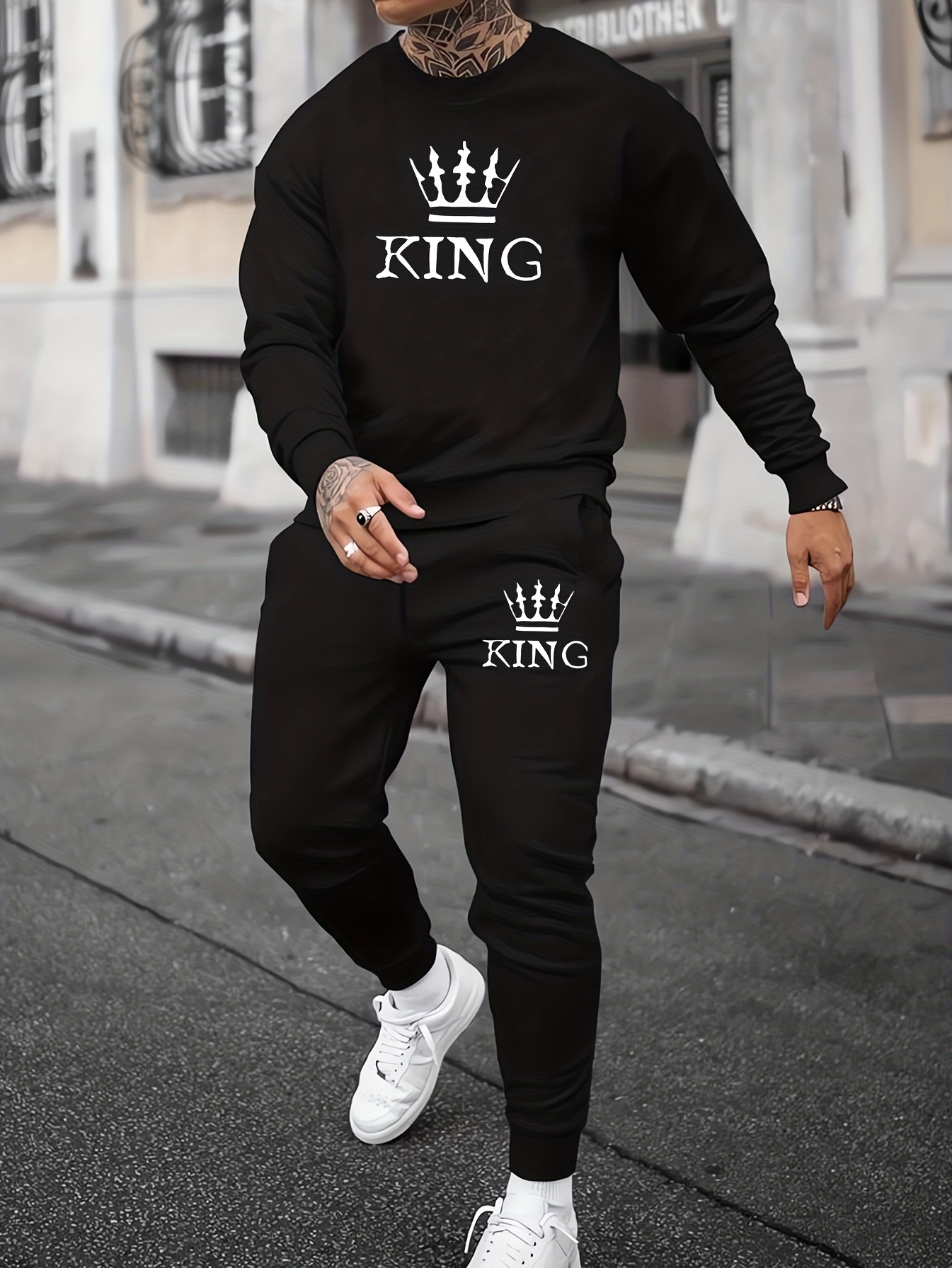 Ensemble King Outfit Homme - Temu France