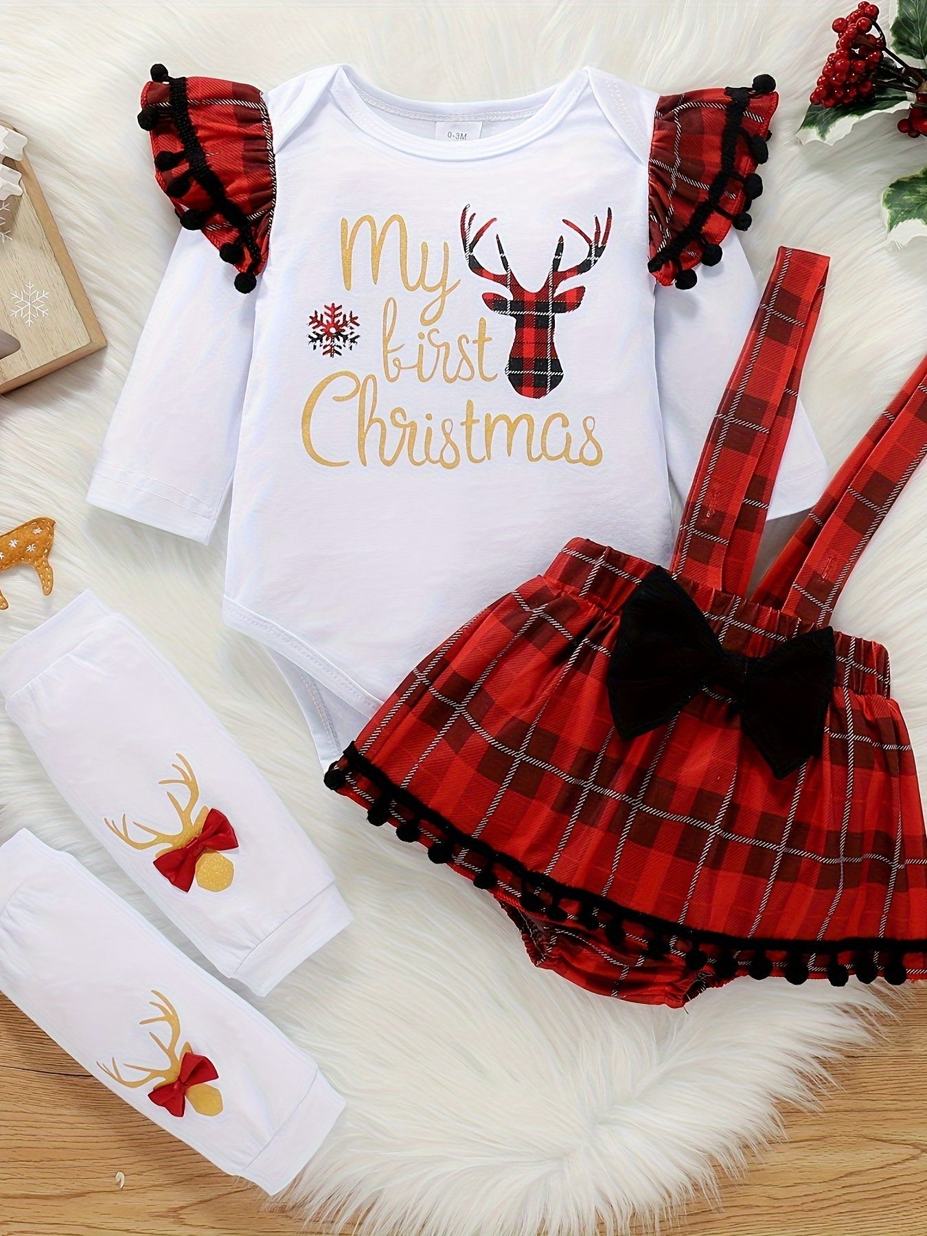 My first christmas outfit baby clearance girl