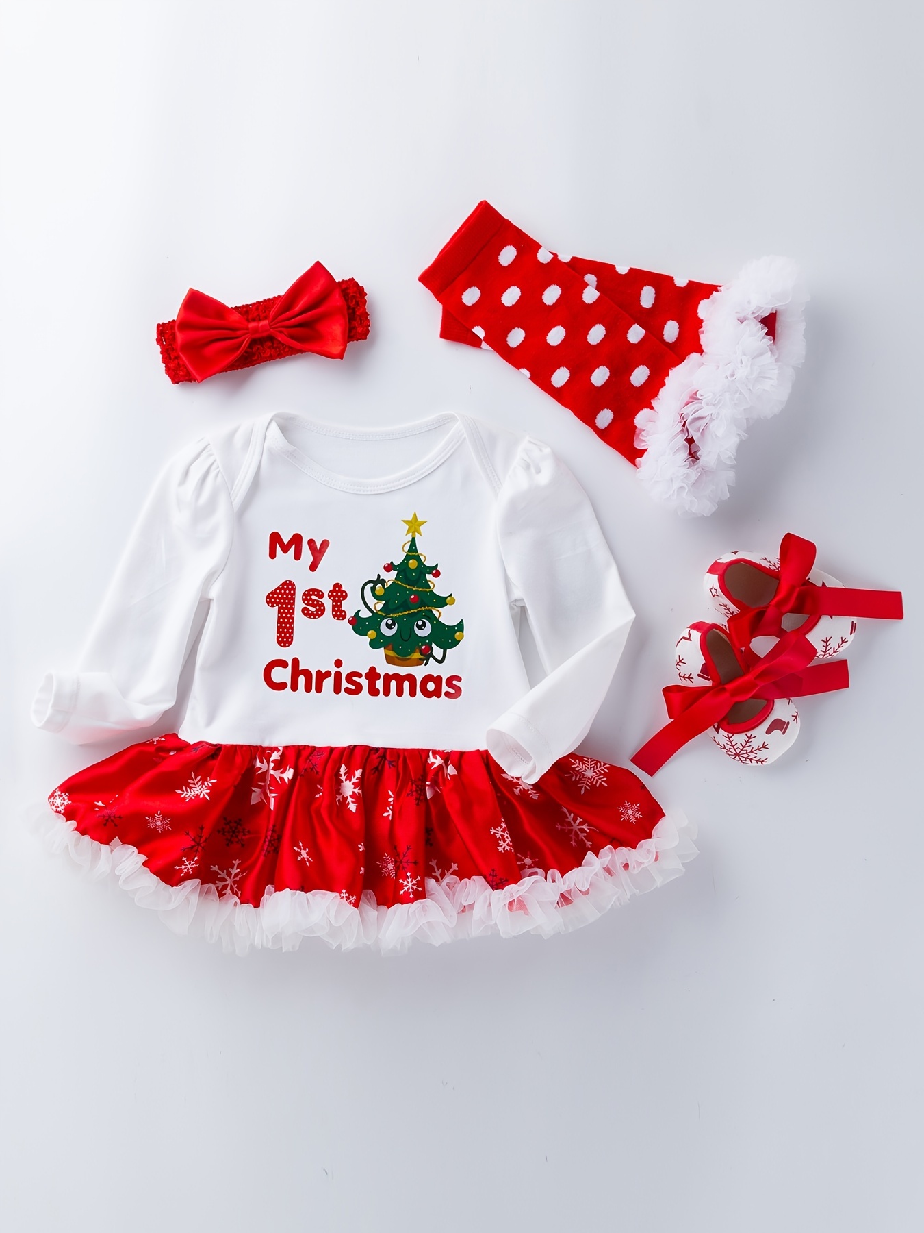 My 1st christmas hotsell outfit baby girl