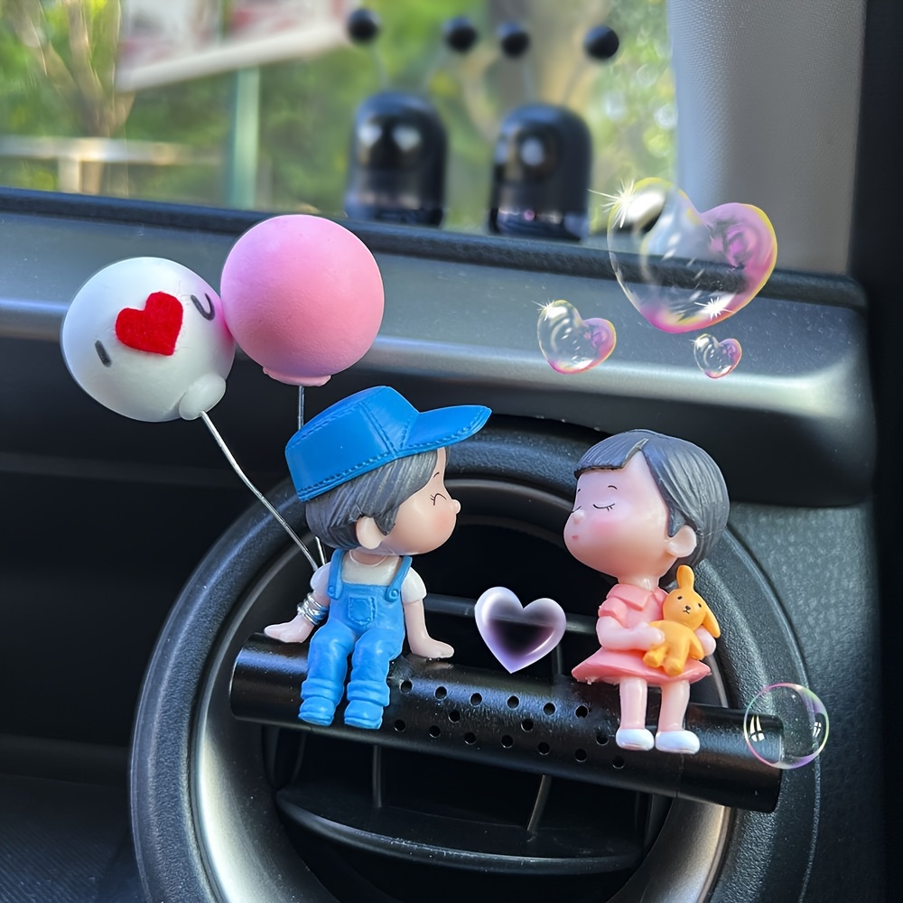 Cute Car Interior Decoration Ornaments Creative Cartoon Couple