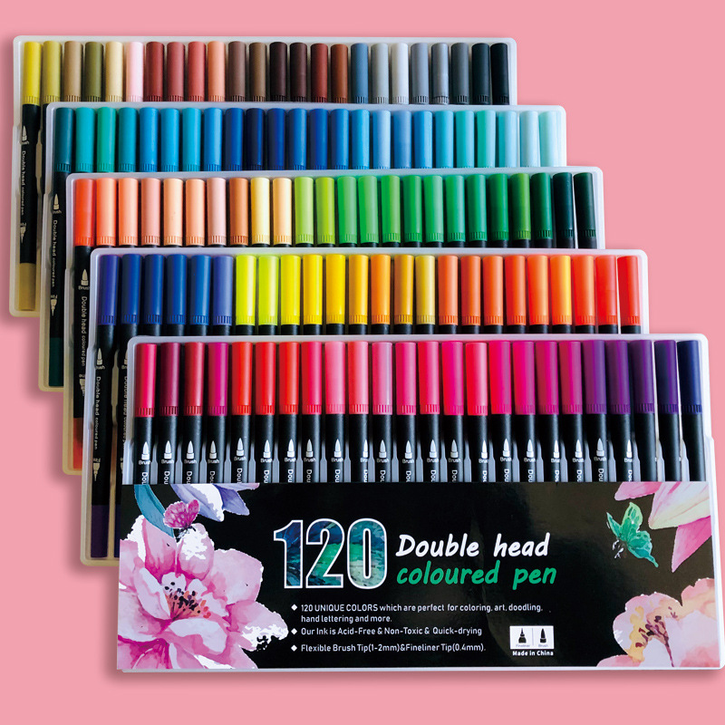 KINGART Gel Pens Tip Size 1.0 mm Set of 80 Glitter and Glitter -Neon Colors  NIP