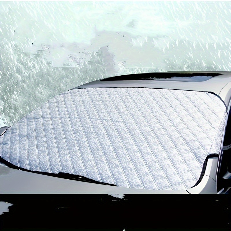 All Ride Frontscheibenabdeckung Auto Frostschutzmatte, (Alu