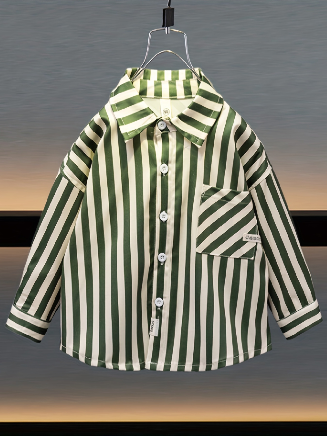 Boys Striped Shirt - Temu Malaysia