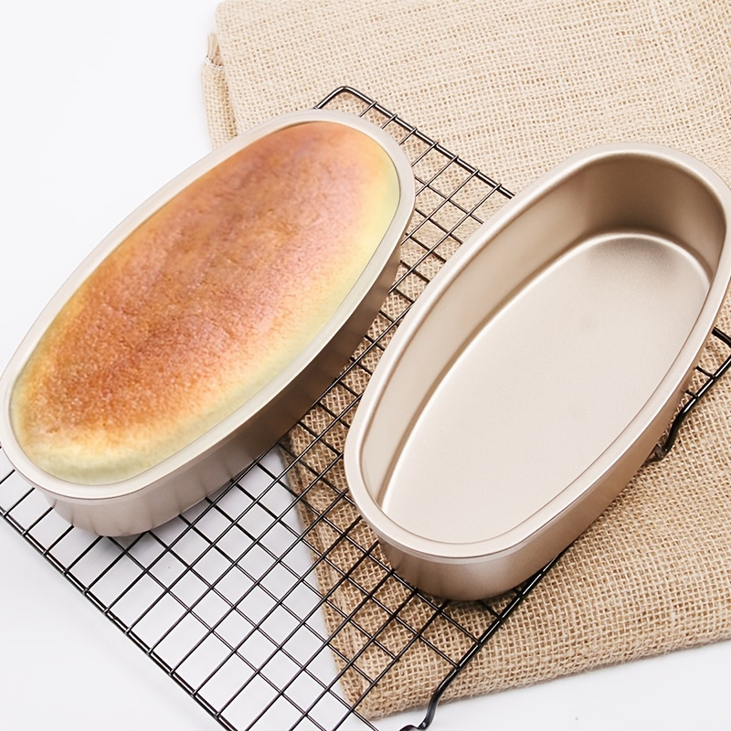 Oval Mini Loaf Pan Oval-Shaped Small Bread Pans For Homemade Bread