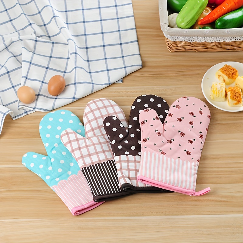 Cute Cartoon Puppy Dog Oven Mitts and Pot Holders Sets of 4 Non-Slip Heat  Resistant Kitchen Gloves Pot Holder for Cooking Baking - AliExpress