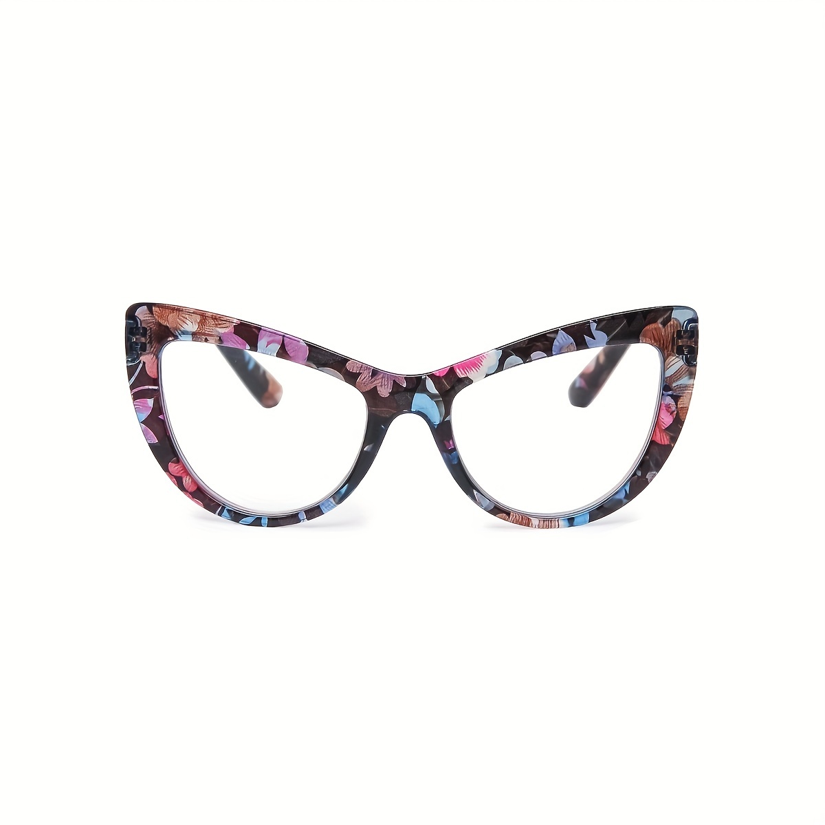 Gafas de lectura, anteojos de metal anti luz azul, anteojos de moda de ojo  de gato para mujeres y hombres, anteojos cómodos para leer (color rojo