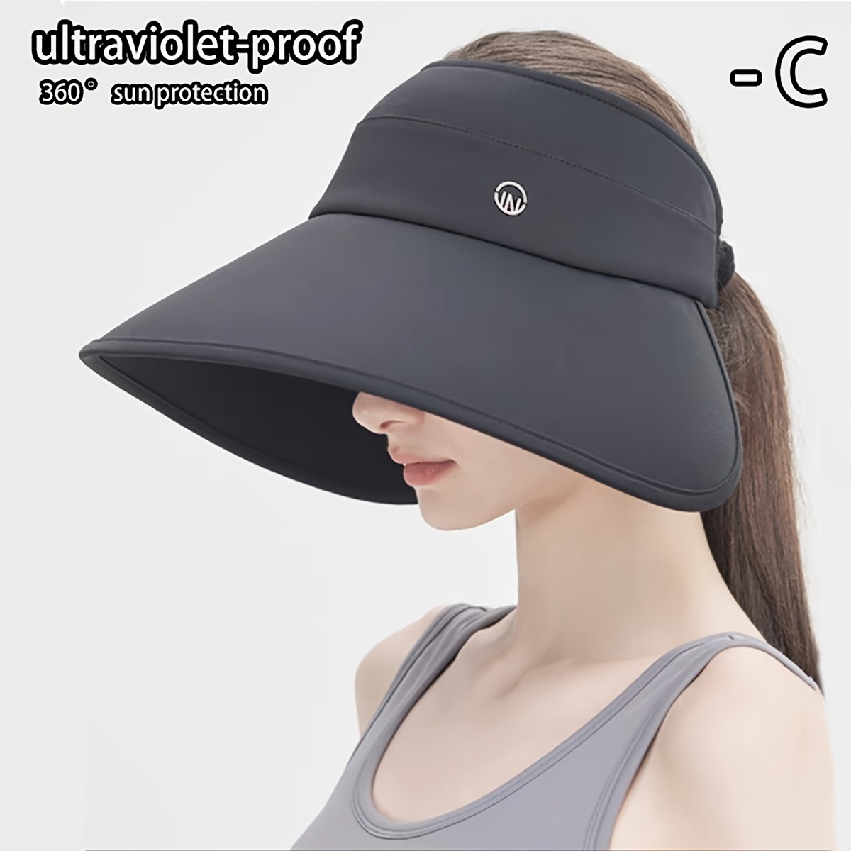 Foldable Uv Protection Hat - Temu