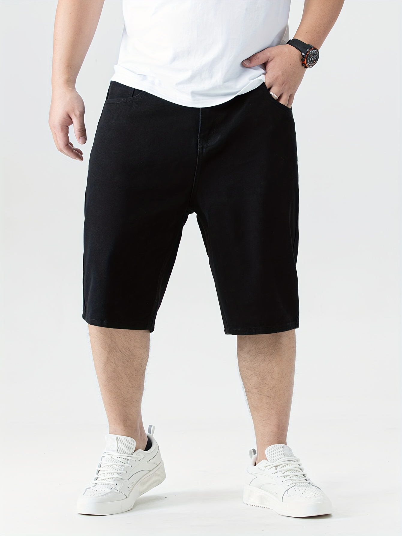 Jean shorts mens sales big and tall