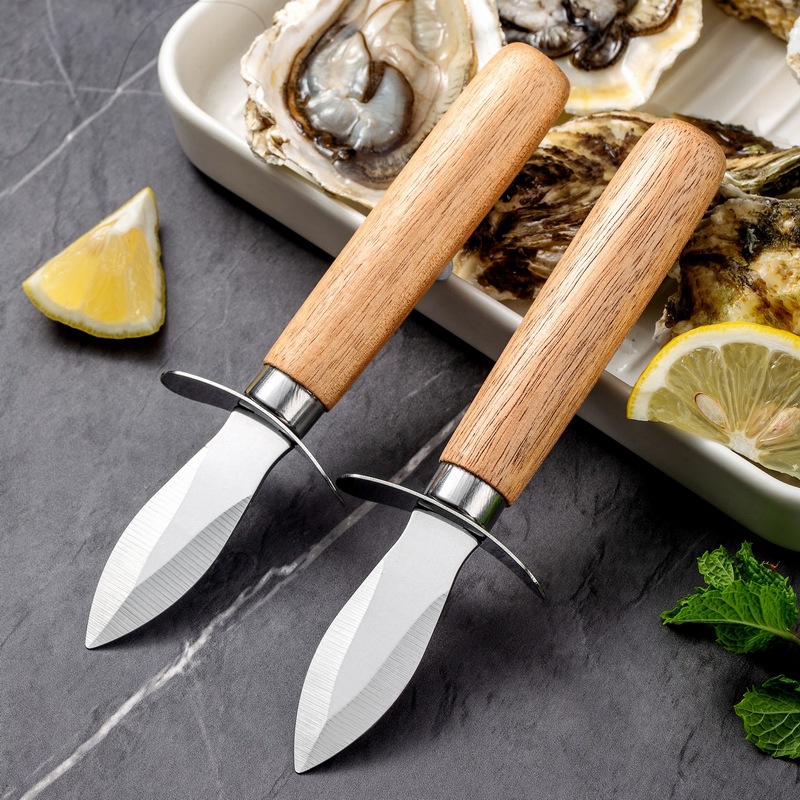  Oyster Shucking Knife, Oyster Knife Oyster Shucker 2 Pcs  Shucking Knife and 1 Pair Oyster Gloves Shucking Cut Resistant Glove Knife Glove  Oyster Shucking Kit Seafood Opener : Home & Kitchen