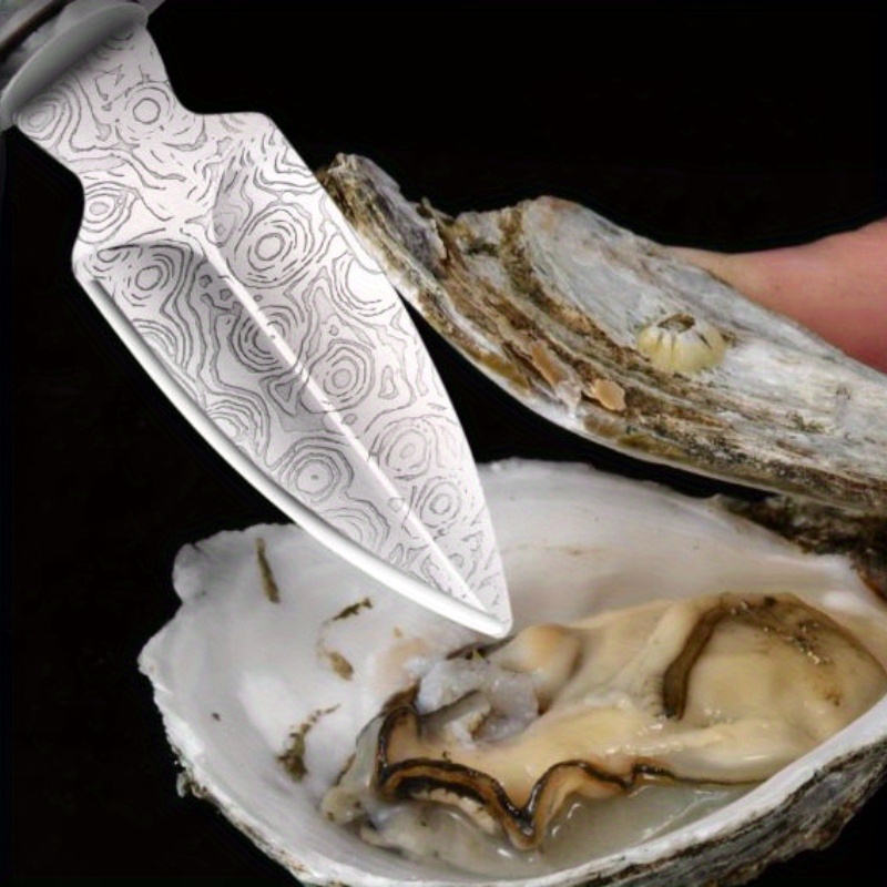 Oyster Shucking Knives and Gloves Set, 2 pcs Oyster Shucker Opener