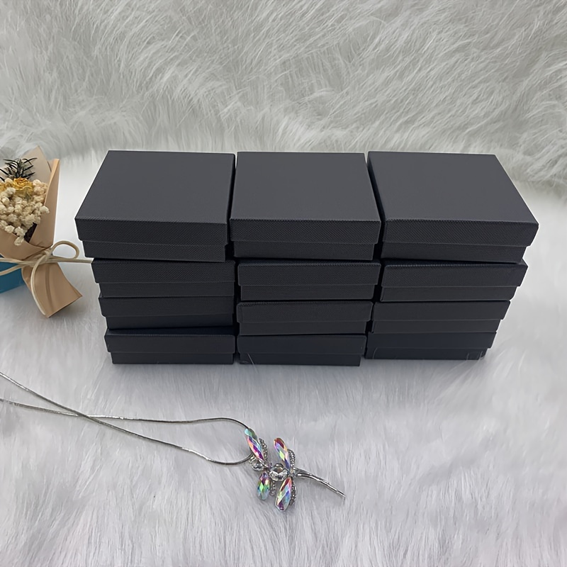 12 Paquetes Caja Regalo Negra Tapa 9x6x4 Pulgadas Caja - Temu