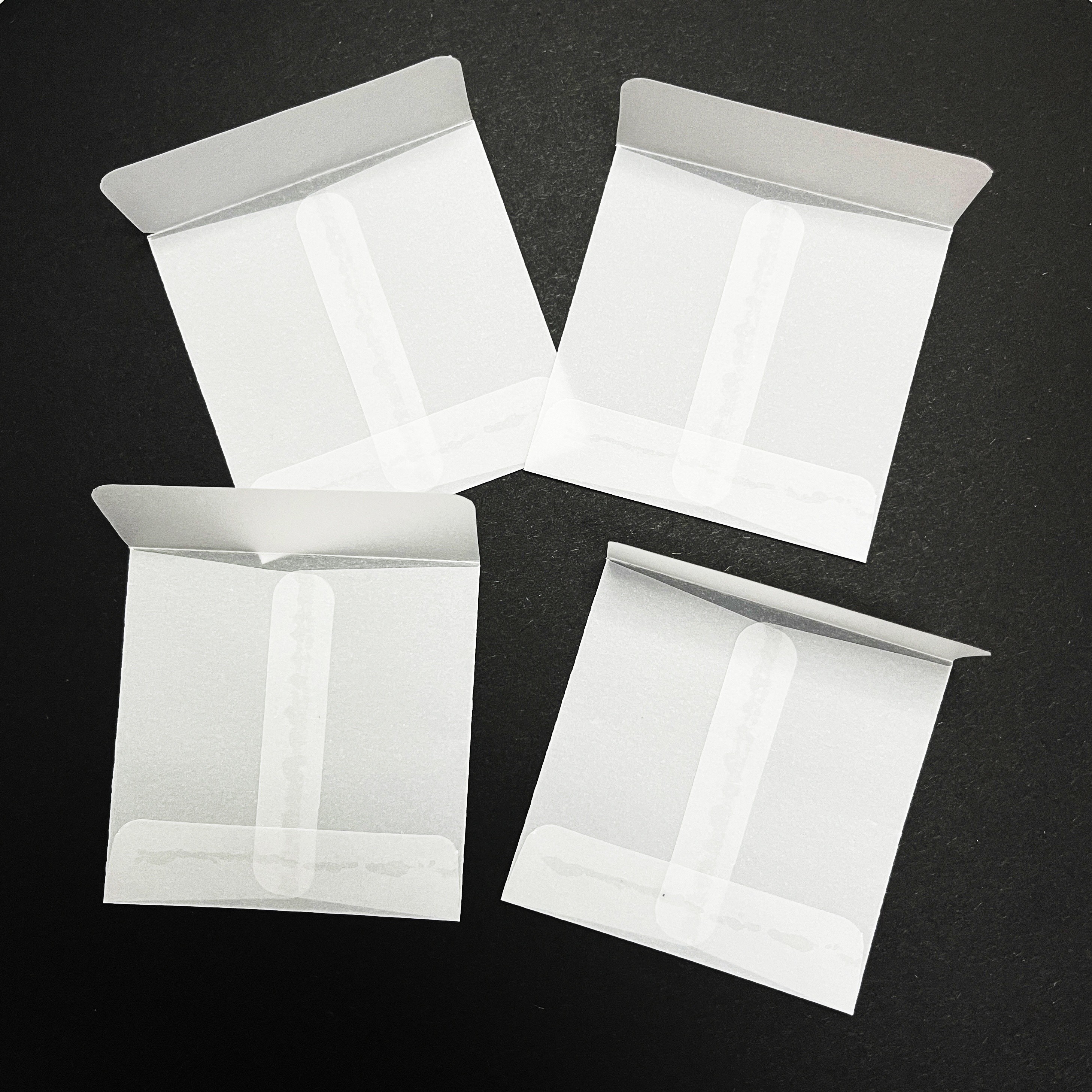 Lot de 100 pochettes en cellophane pour cartes - Disponibles dans toutes  les tailles A4, A5, A3 - Pochettes transparentes auto-adhésives en  plastique