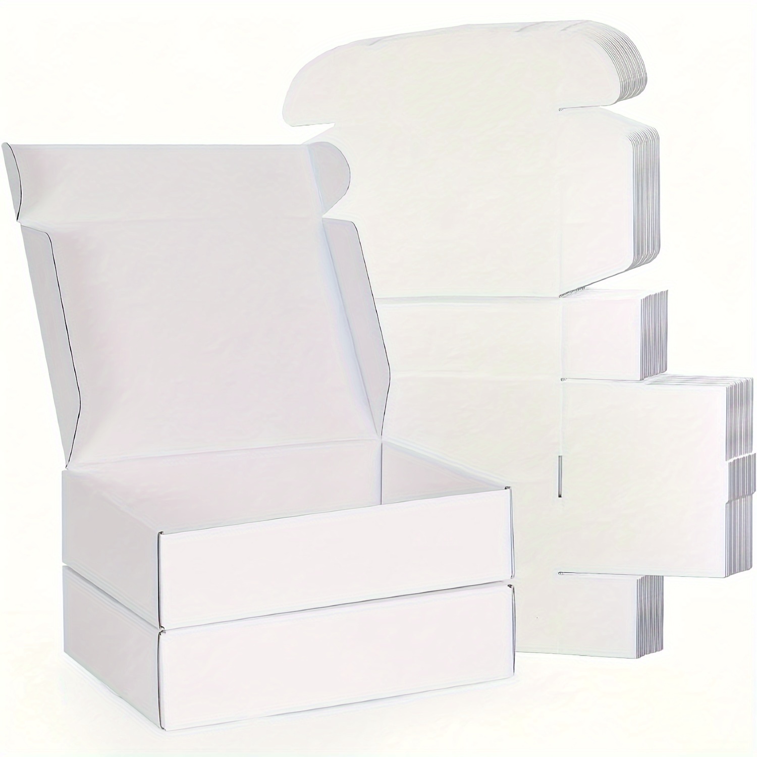 Cajas de cartón negro de 9 x 6 x 4, paquete de 30 cajas de envío para cajas  de correo de pequeñas empresas, cajas de embalaje corrugado : Productos de  Oficina 