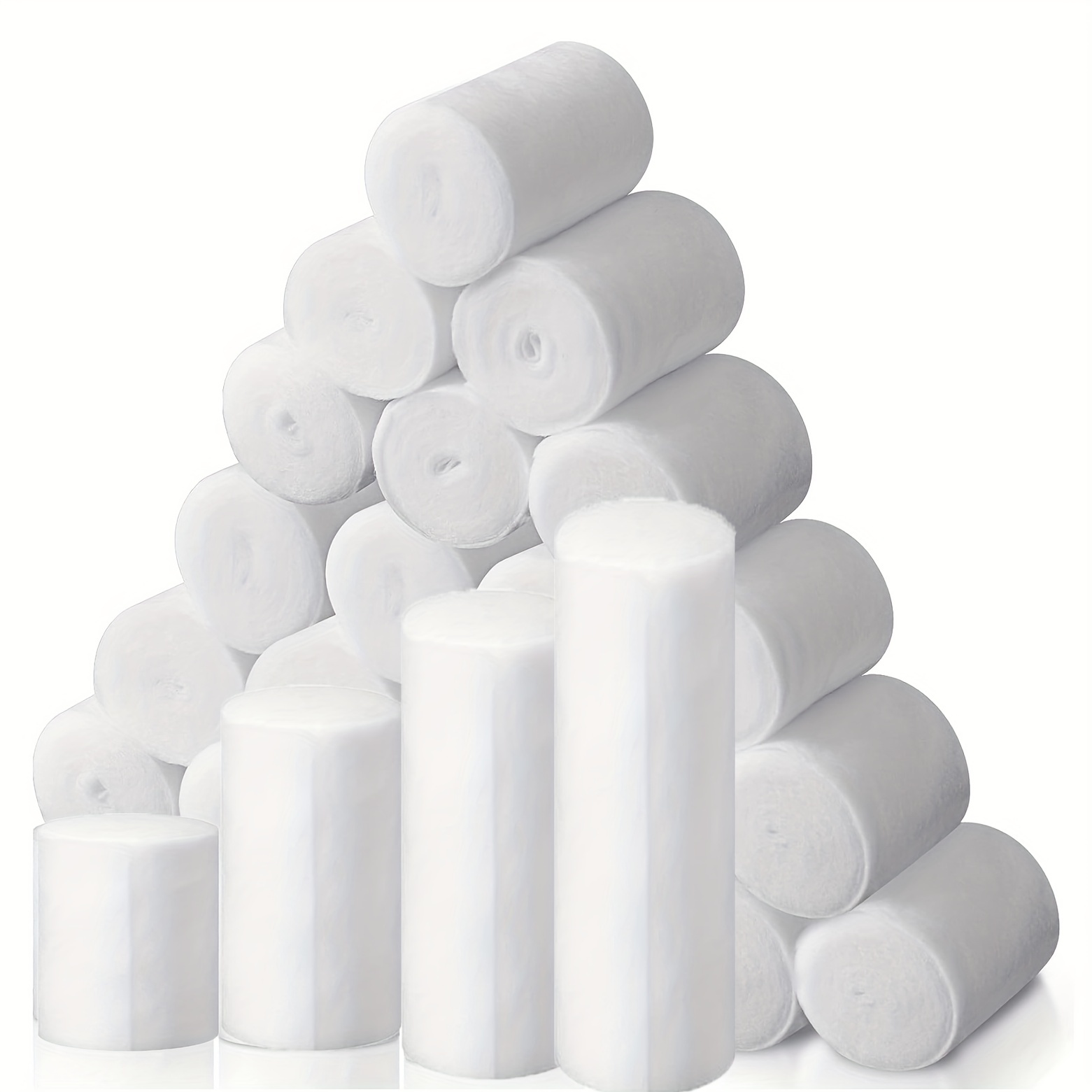 30 Pcs Plaster Cloth Rolls White Plaster Cloth Gauze Bandages Rolls Plaster  Warp Strips Gauze Roll Belly Cast Kit Pregnancy for Art Project DIY