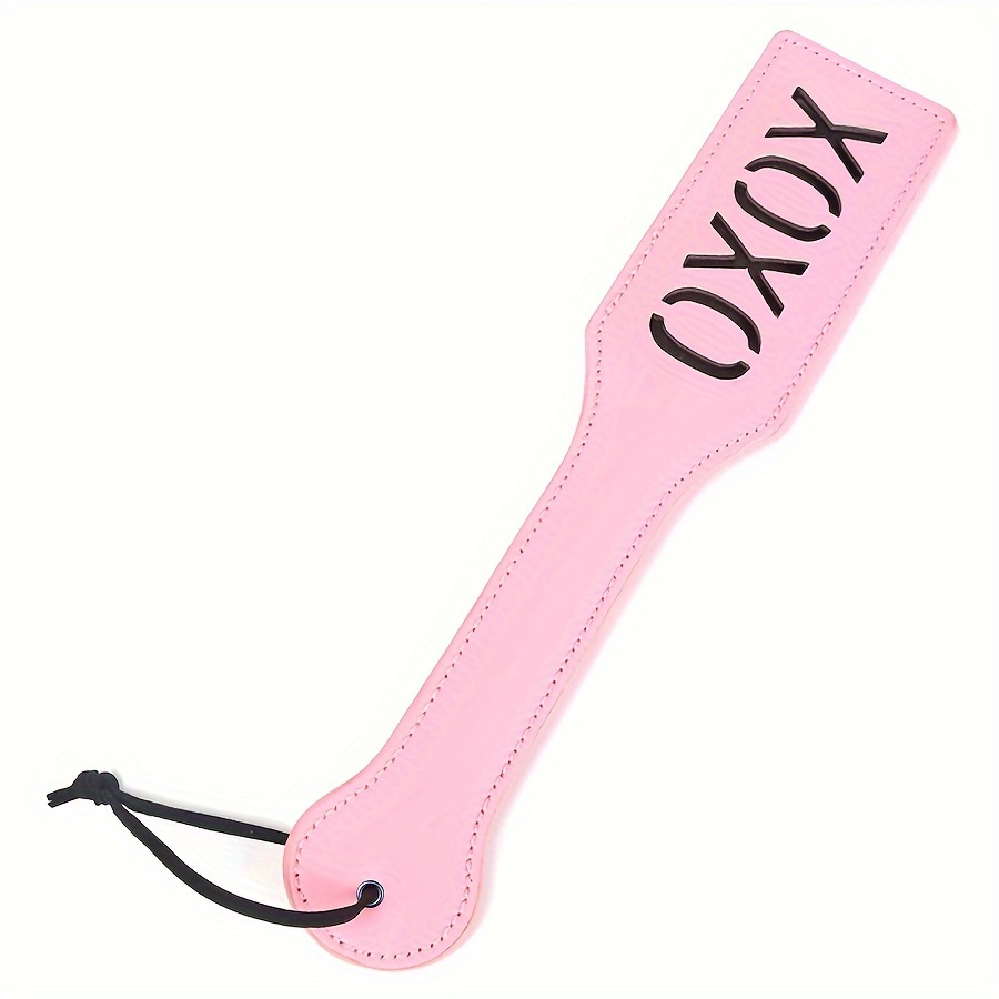 Spanking Paddle for Sex Adult Play,Textured Rubber Palm-Leaf Fan Shaped  Slapper Sex Paddle, Bumps Flexible Flirt Toy for SM Bondage Game Adult Sex