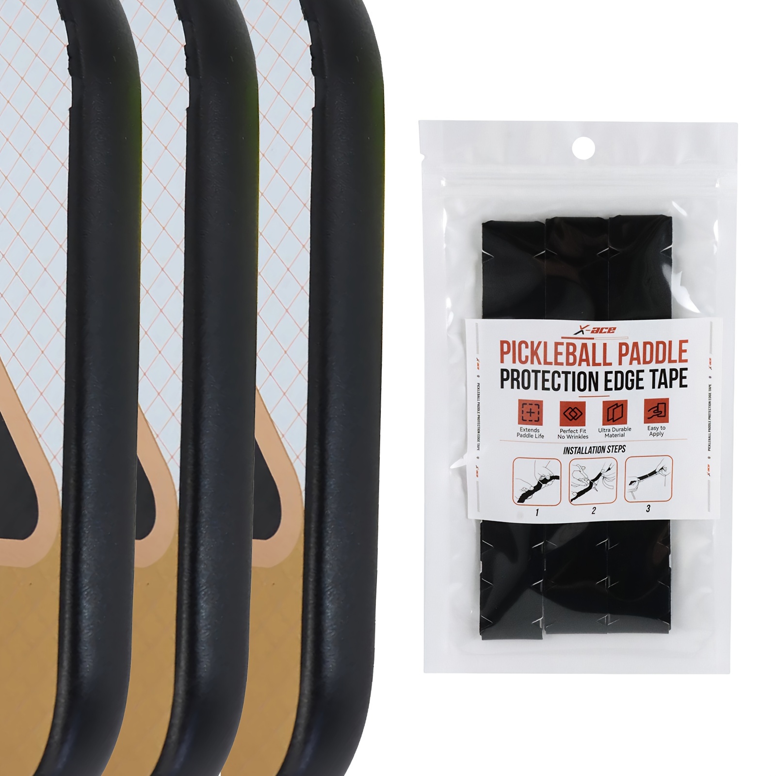 Durable Padel Frame Protector Padel Racquet Edge Guard - Temu