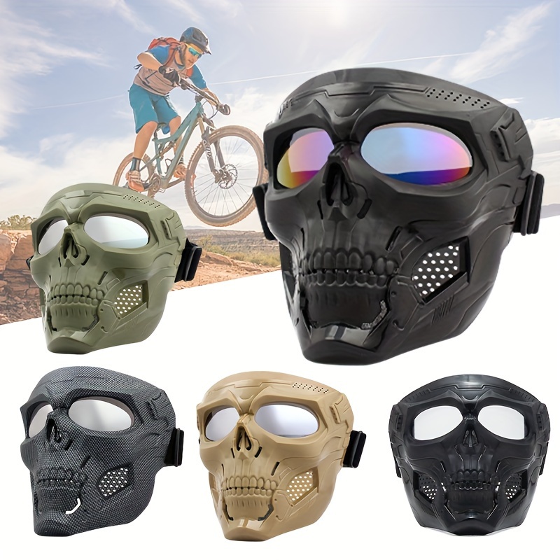 1 Pc Motorcycle Bicycle Ski Mask Get Ready War Games Scary Balaclava -  Automotive - Temu