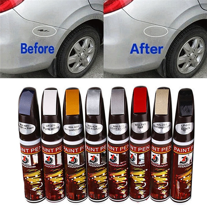 Car Paint Pen Black/White Waterproof Automobile Scratch Remover Pen Car  Body Paint Repair Tools Cars Care Accessories 3Pcs