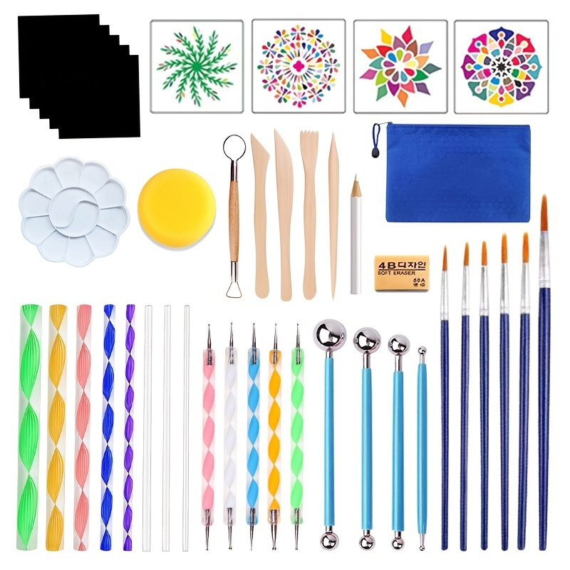 Dot Painting Tools Embossing Ball Pens Set Baking Fondant - Temu