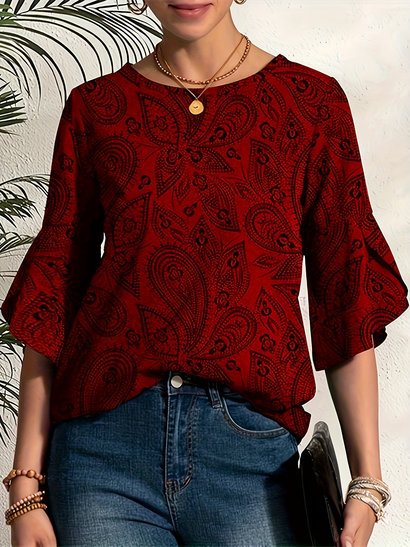 Blusa De Fiesta Temu