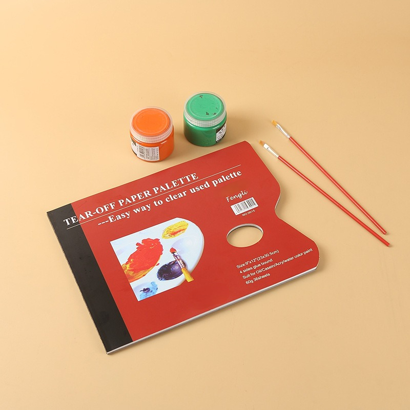 Tearable Portable Palette Paper Studio Disposable Washable 36