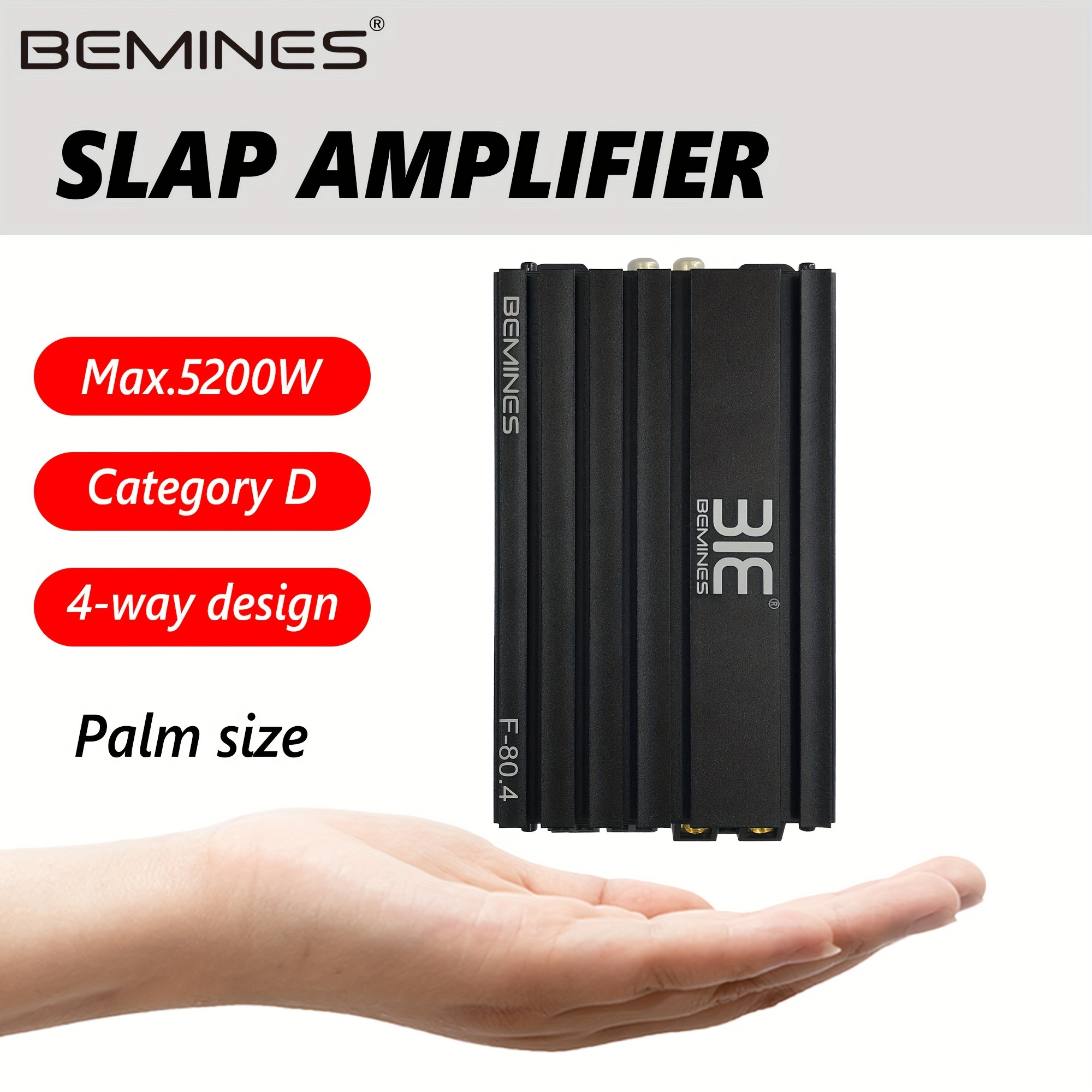 100.10 Amplificador Audio Automóvil Clase /b Compacto 10 - Temu