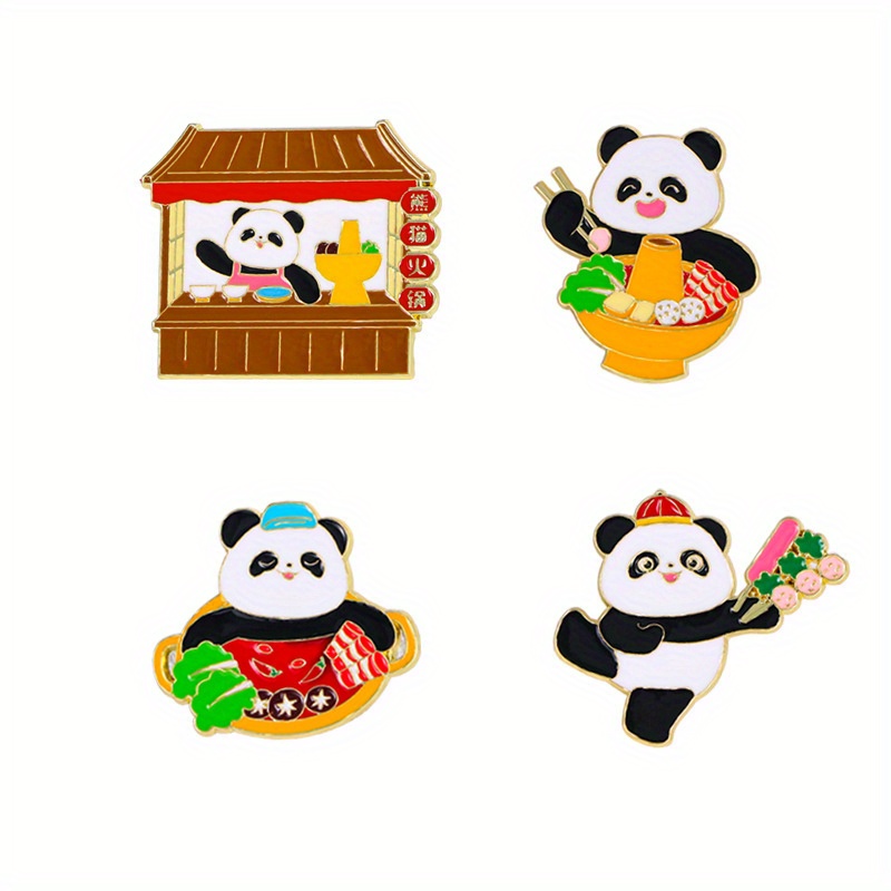 Panda Pin Novelty Pins Unique Pins Fun Pins Cute Pins Animal Pins