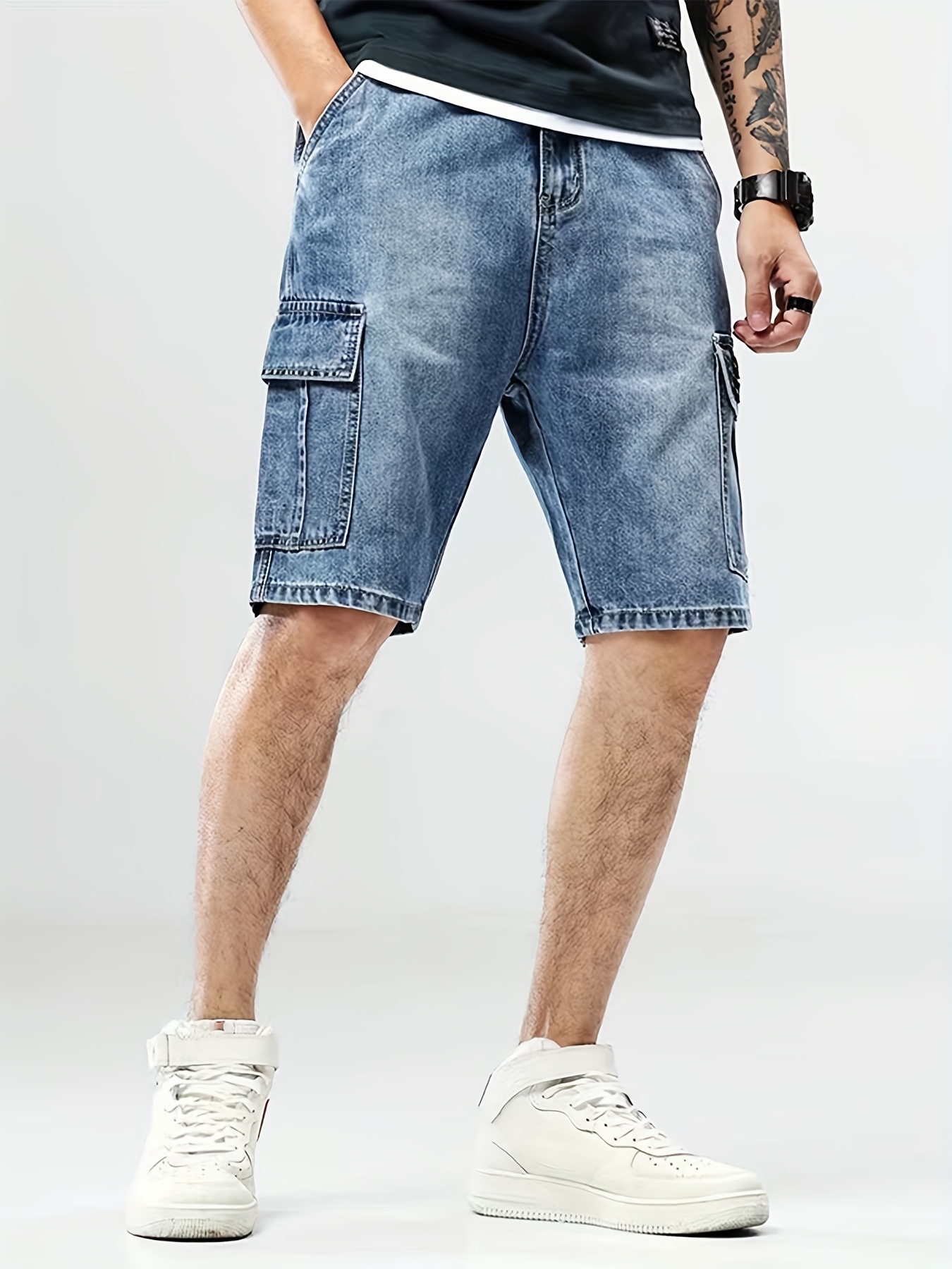Summer Pantalón corto informal para hombre Big Size pantalones