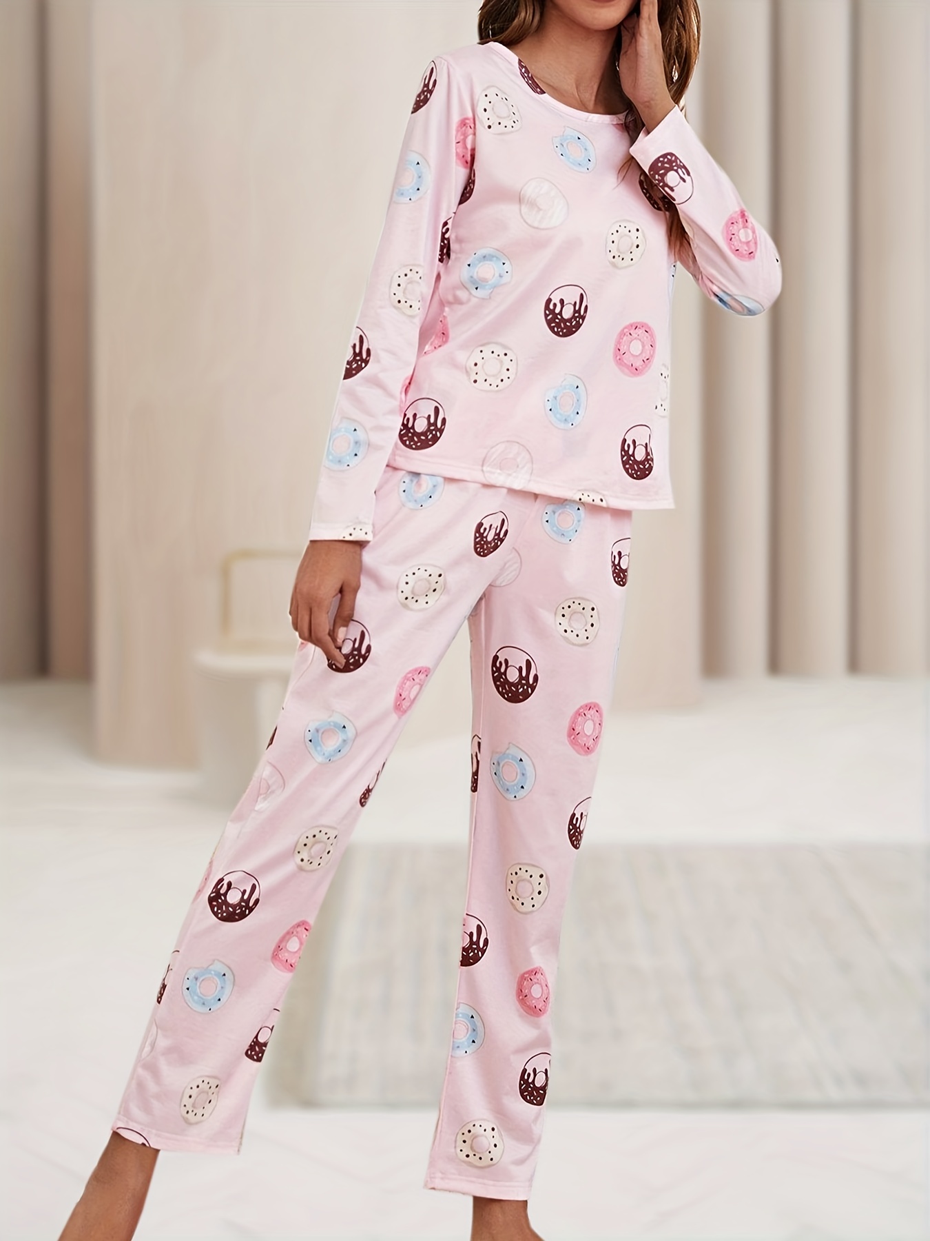 Summer Women's Sexy Heart Print Pajamas Set Suspenders - Temu