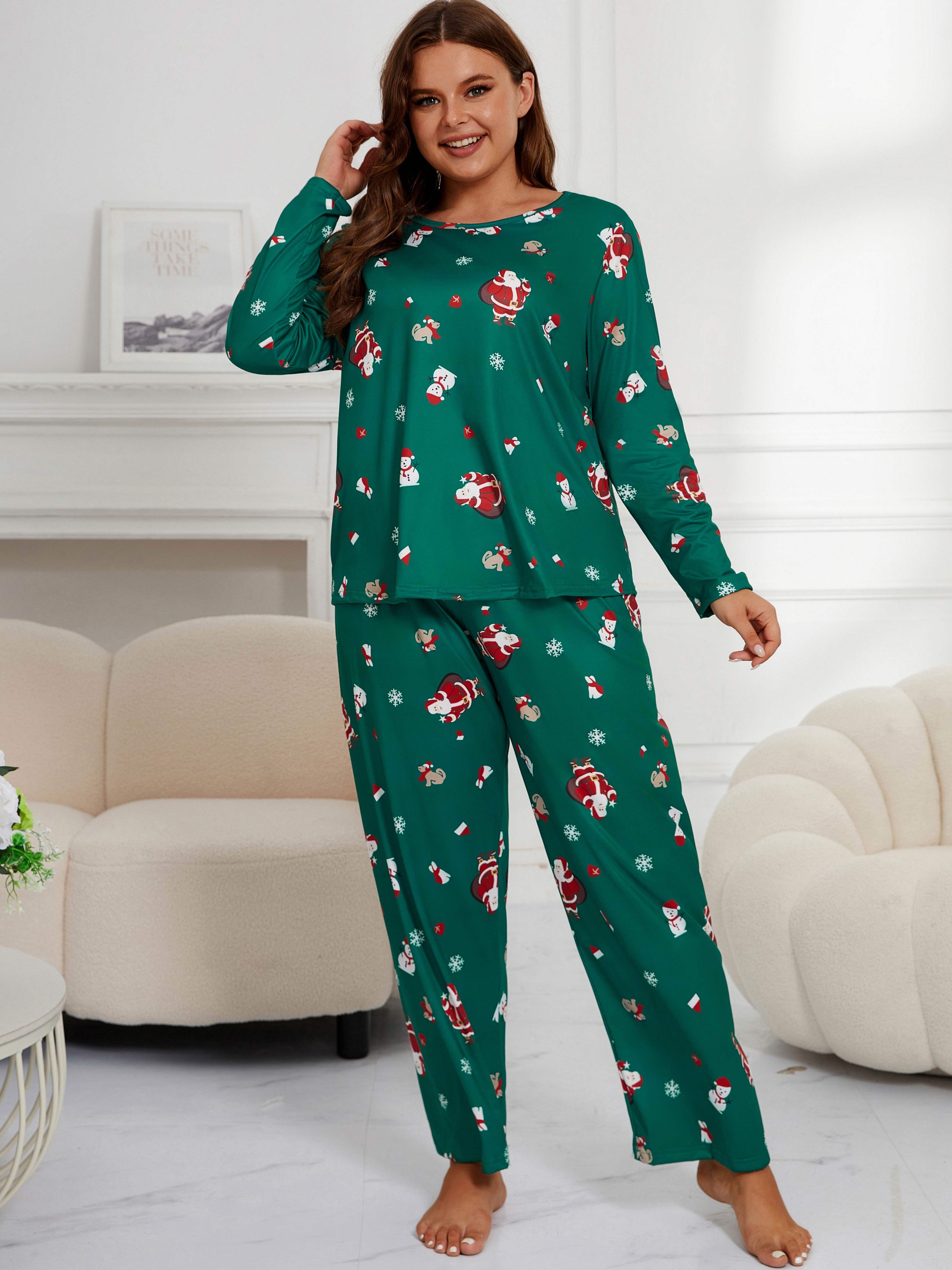 Plus Size Christmas Pajamas For Women Temu