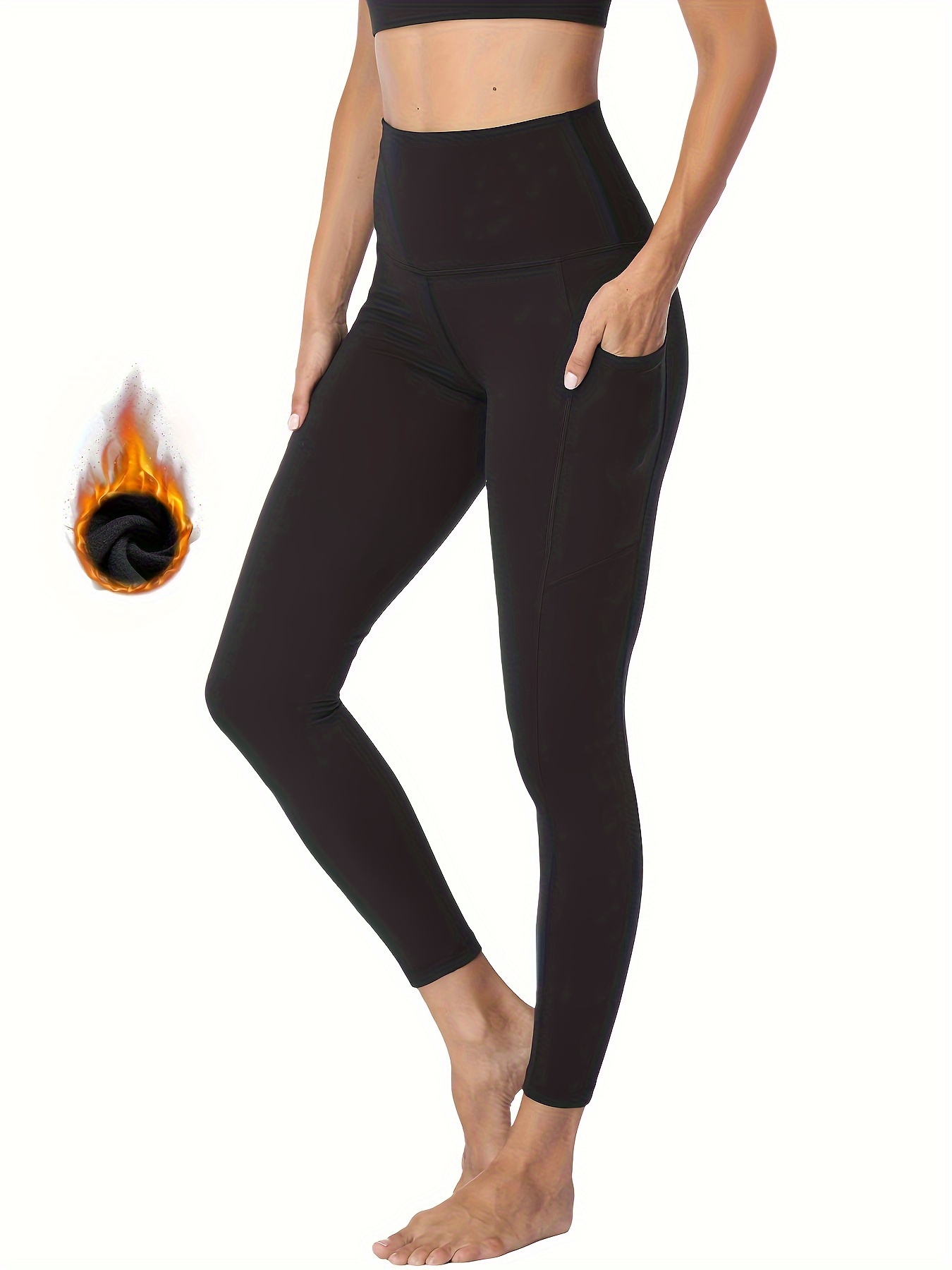 Women's Activewear: High-Waisted Yoga Leggings with Milk Silk for Sweat  Absorption during Workouts