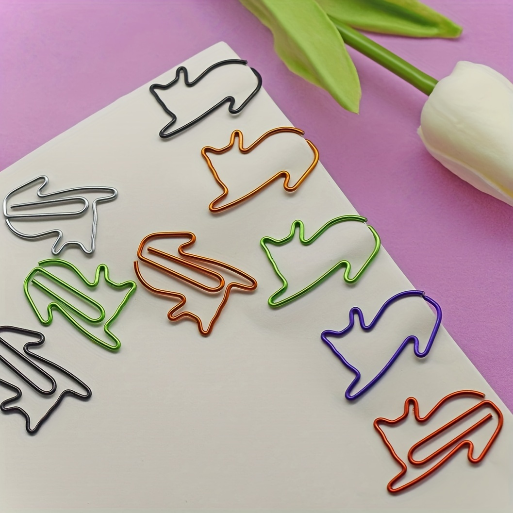 Mini Paper Clip Cute Cartoon Cat Paw Bookmark Kawaii Scrapbook