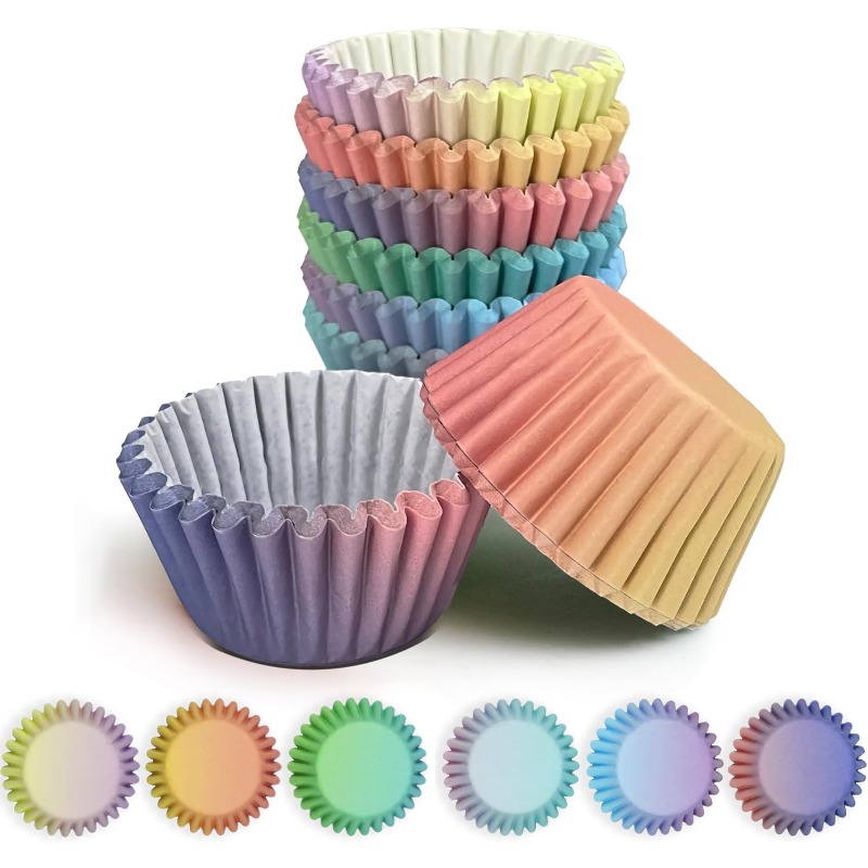 100pcs Paper Cupcake Cup 2.5oz Standard Muffin Baking Cups Liners Cupcakes  Case