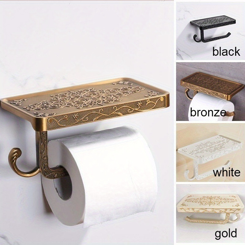 Toilet Roll Paper Holder Double Layer Large Capacity Tissue - Temu