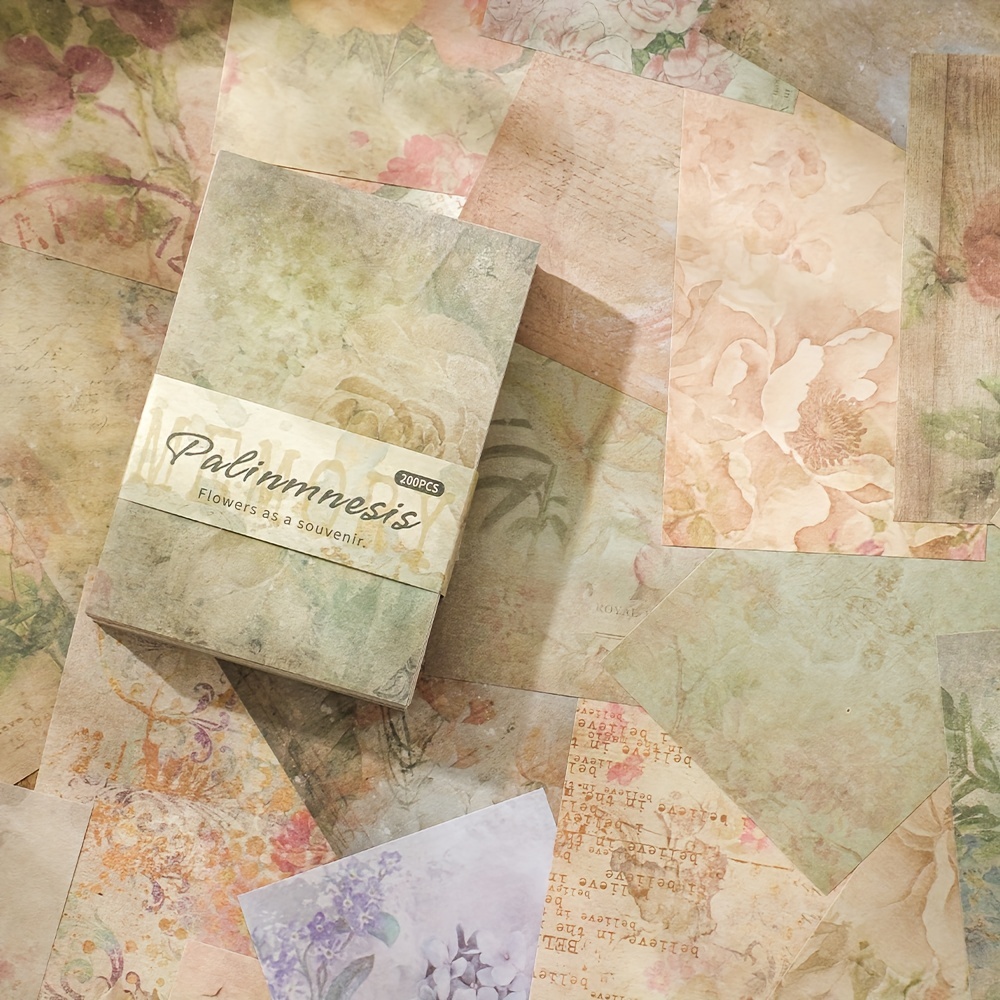 Vintage Decorative Paper Perfect For Scrapbooking Bullet - Temu