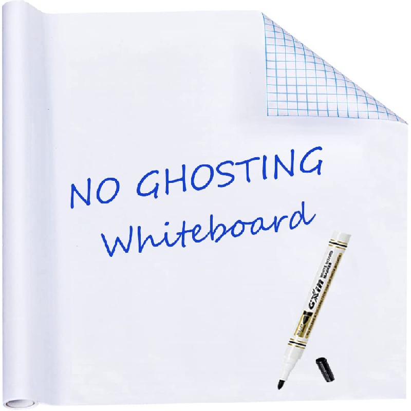 Magnetic Whiteboard Contact Paper Set, 47.2 x 23.6 Large Peel and Stick  Dry Erase White Board for Fridge and Wall, Removable Whiteboard Sticker  with