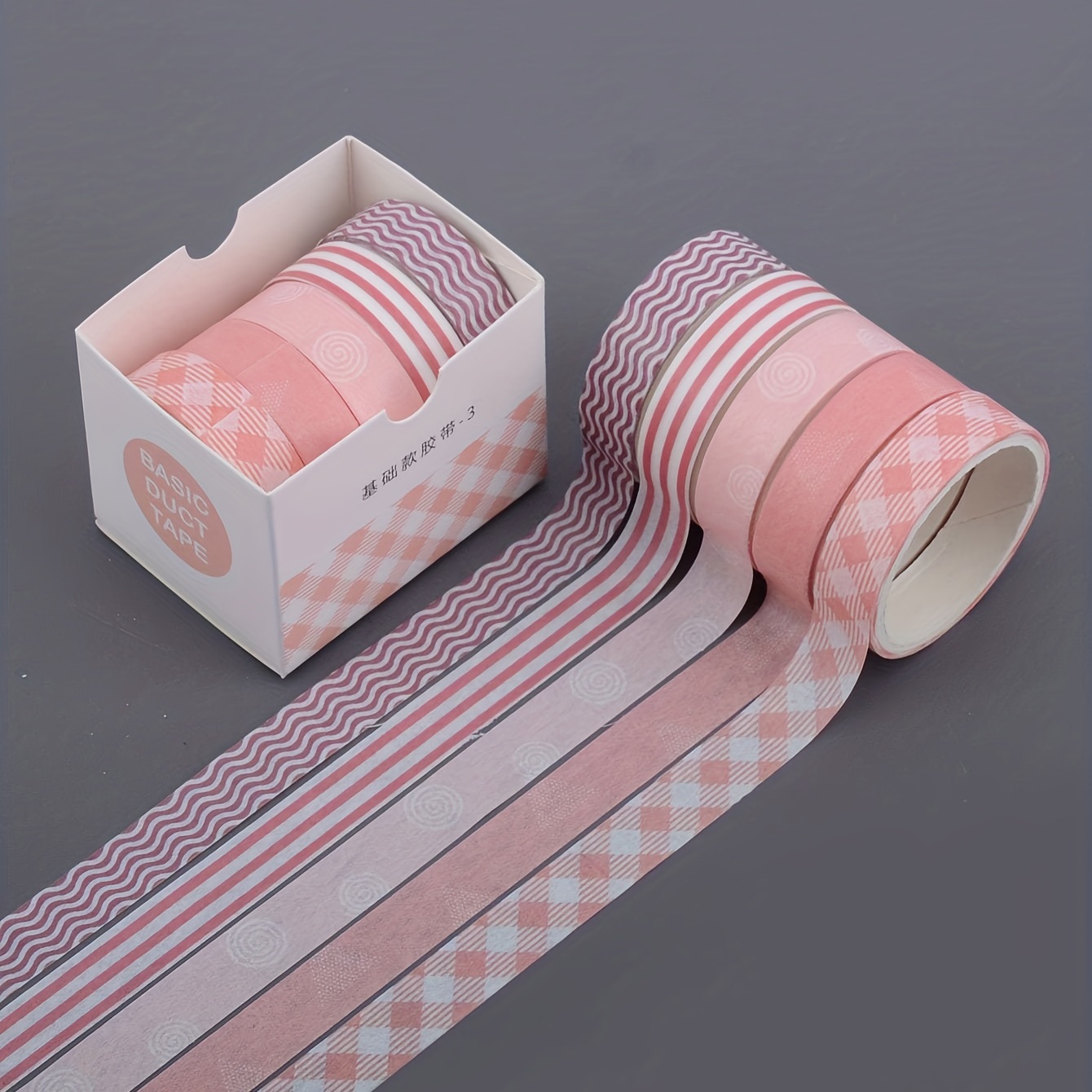 Washi Tape 33 Feet Long Each Roll DIY Japanese Masking Tape Decorative Masking Tape Scrapbooking Tape for Arts Crafts Office Party Supplies and Gift