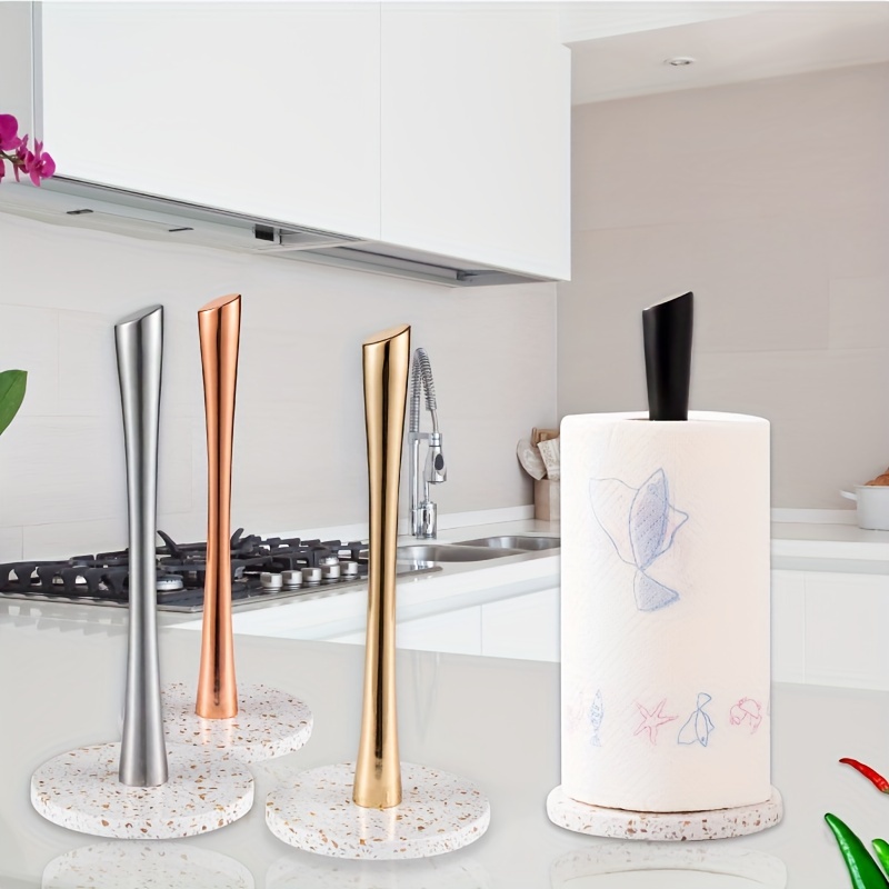 1pc Crystal Paper Towel Holder Stand, Bling Glass Handmade Kitchen  Countertop Paper Towel Roll Dispenser Holders, Diamond Effect Standing  Bathroom Dec